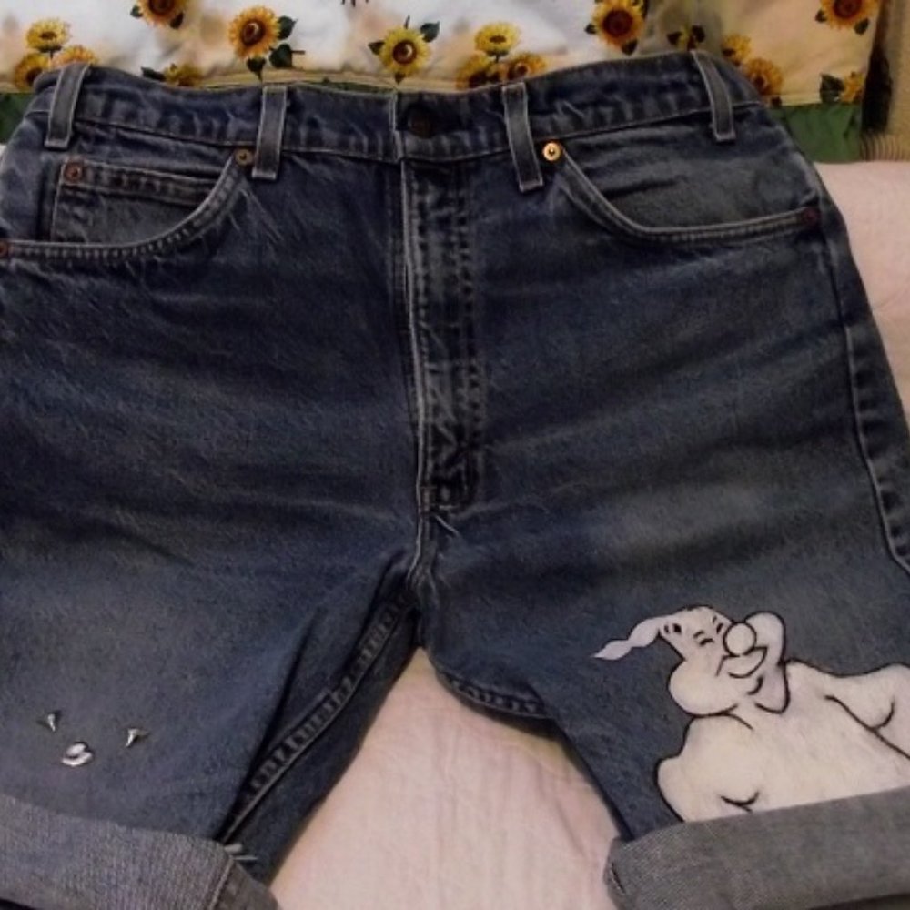 LEVIS Straight Leg Mens Jeans Shorts
